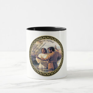 Jesus Christ Baptism image one Mug