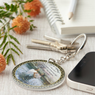 Jesus Christ Baptism image two Keychain