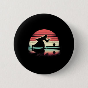 Jesus Christ Bowler - Funny Christian Religious Bo 2 Inch Round Button