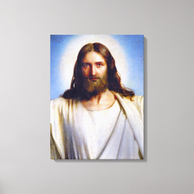 Jesus Christ - Christ the Consolator by C. Bloch Canvas Print (Front)