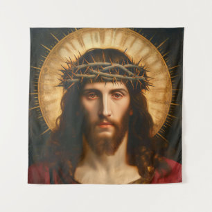 Jesus Christ   Christian Religious Art Tapestry