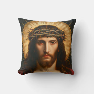 Jesus Christ Christian Religious Art Throw Pillow