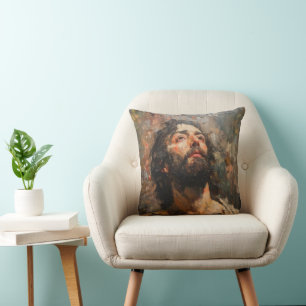 Jesus Christ Christianity Throw Pillow