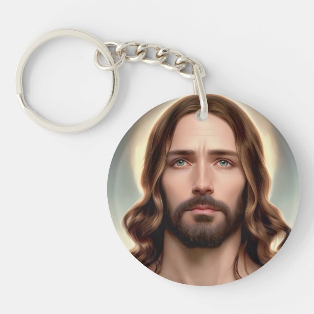 Jesus Christ Church Keychain (Front)