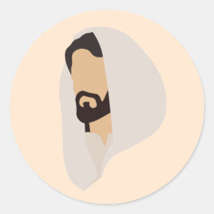 Jesus Christ Classic Round Sticker