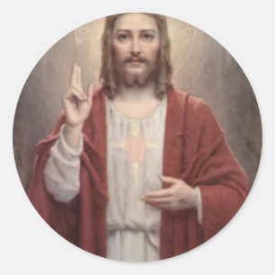 Jesus Christ Classic Round Sticker
