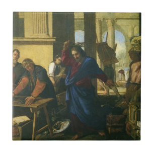 Jesus Christ Cleansing of the Temple Tile