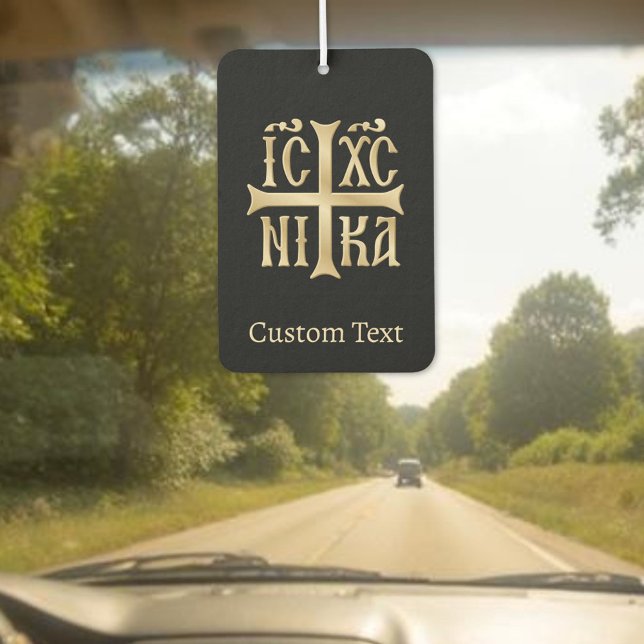 Jesus Christ Conquers Emblem Air Freshener (Creator Uploaded)