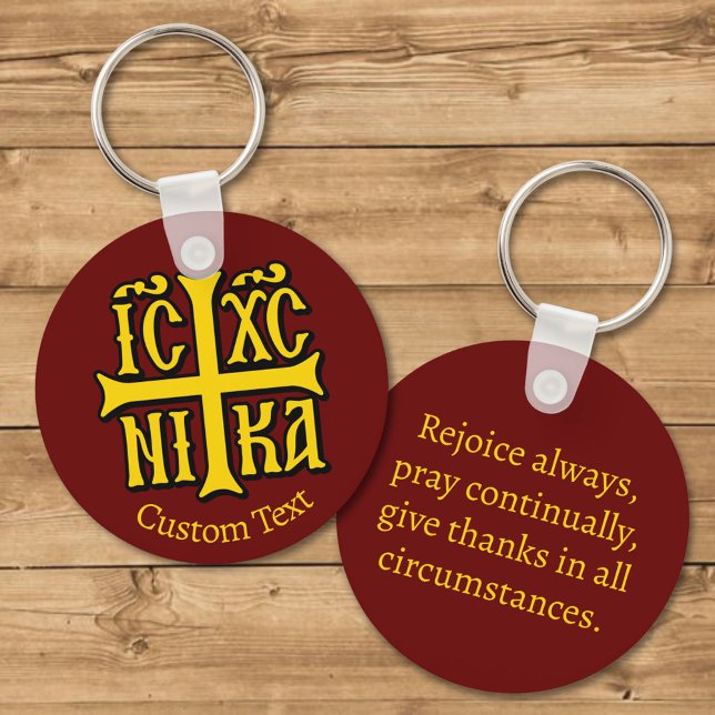 Jesus Christ Conquers Emblem Keychain (Creator Uploaded)