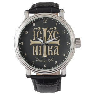 Jesus Christ Conquers Emblem Watch