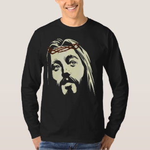 Jesus Christ Crucifix Crucified Easter Crown Thorn T-Shirt