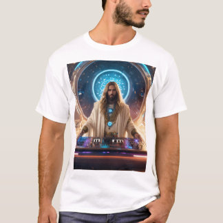  Jesus Christ DJ Style T-Shirt