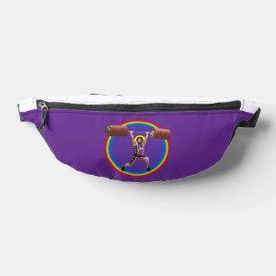 Jesus Christ doing the Clean and Jerk Fanny Pack