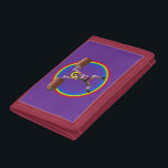 Jesus Christ doing the Clean and Jerk Trifold Wallet<br><div class="desc">Style: TriFold Nylon Wallet The classic tri-fold nylon wallet is now customizable. Personalize this wallet’s cover with favourite designs, photos, or text and then choose from a variety of colours to make it your own. This wallet is made with super-durable nylon, making it ready for school, beaches, surf, or the...</div>