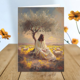 Jesus Christ Easter Religious Chisrian Card