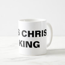 "Jésus Christ est roi" Mug classique