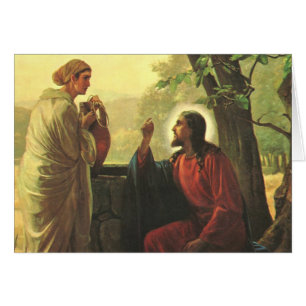 Jésus Christ et le Bon Samaritain dans le Puits
