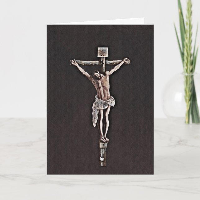 Jesus Christ Good Friday Holiday Card (Front)