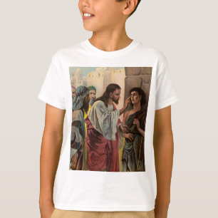 Jesus Christ healing the blind man T-Shirt
