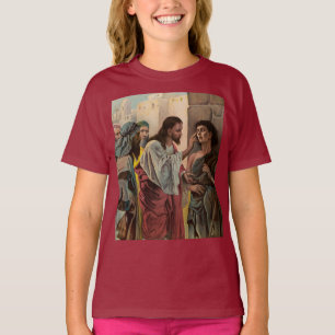 Jesus Christ healing the blind man T-Shirt