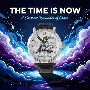 Jesus Christ Holding A Cross Watch