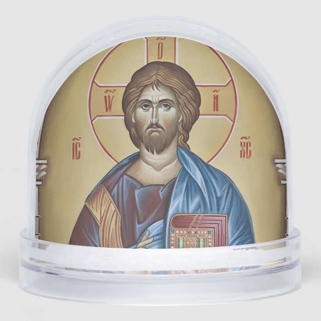 Jesus Christ Holding the Gospels Orthodox Icon     (Avant)