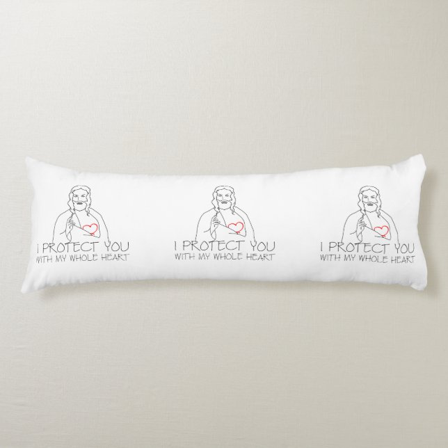 Jesus Christ - I Protect You Body Pillow (Front)