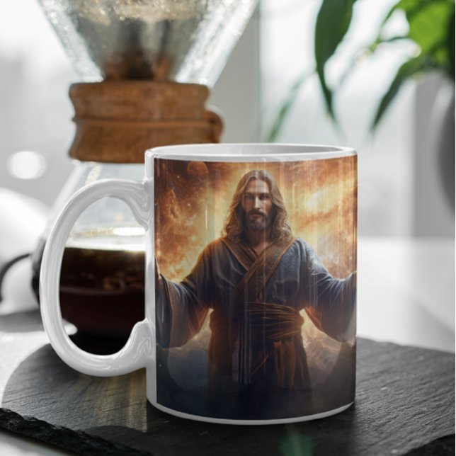 Jesus Christ in Clouds version 5 Coffee Mug (Jesus Christ in Clouds version 5 Coffee Mug
)
