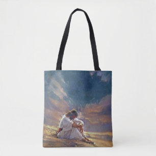 Jesus Christ in Prayer Tote Bag