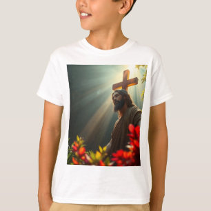 Jesus Christ in the Garden Kid's Tee Shirt