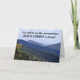 Jesus Christ is born! Holiday Card