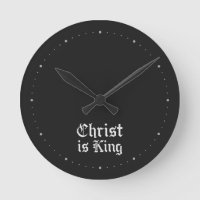Jesus Christ Is King Gothic Blackletter Grunge Art