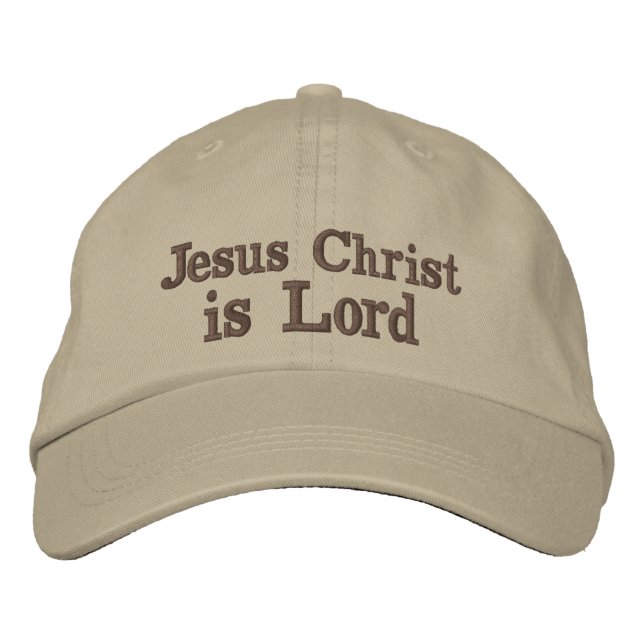 Jesus Christ is Lord Embroidered Hat (Front)