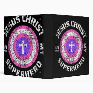 Jesus Christ Is My Superhero Jesus Binder