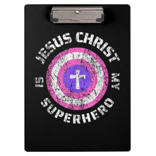 Jesus Christ Is My Superhero Jesus Clipboard