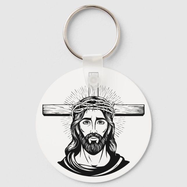 Jesus Christ Keychain (Front)