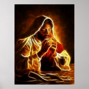 Jesus Christ Last Supper Poster
