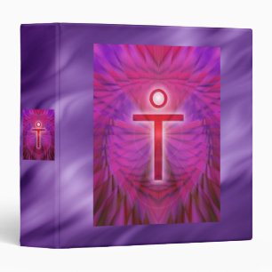 Jesus Christ   lila waves Binder