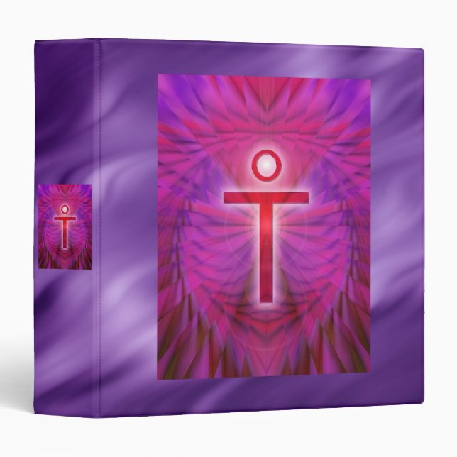 Jesus Christ | lila waves Binder (Front/Spine)
