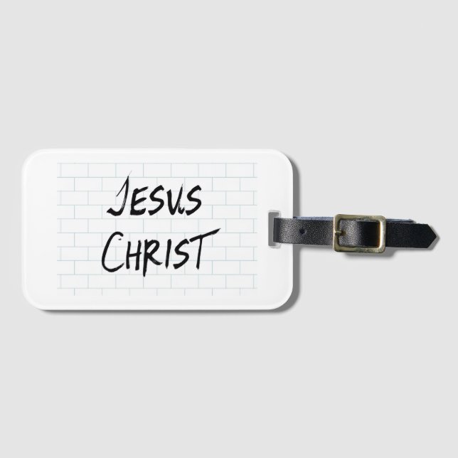 Jesus Christ Luggage Tag (Front Horizontal)