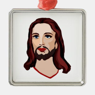 JESUS CHRIST METAL ORNAMENT