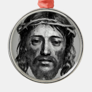 JESUS CHRIST METAL ORNAMENT