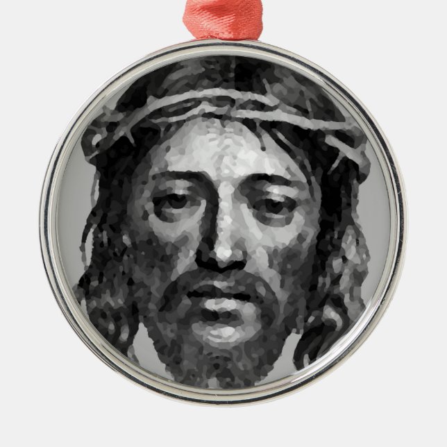 JESUS CHRIST METAL ORNAMENT (Front)