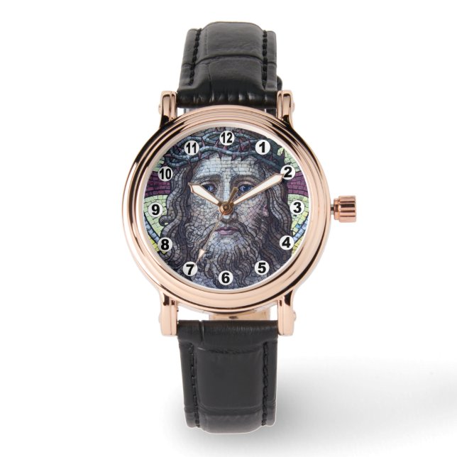 Jesus Christ - Montre d'art antique intemporelle (Recto)