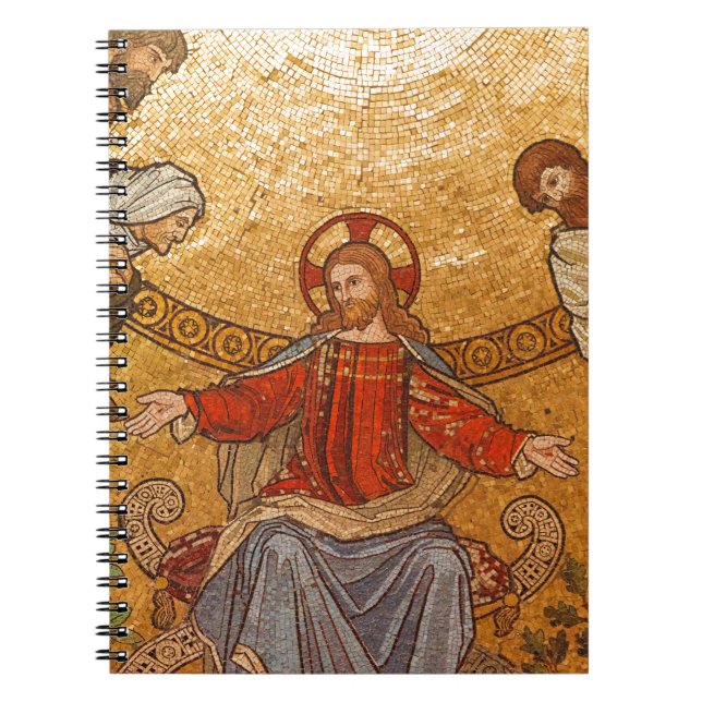jesus christ mosaic notebook (Front)