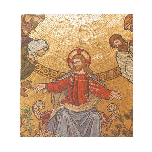 jesus christ mosaic notepad (Front)