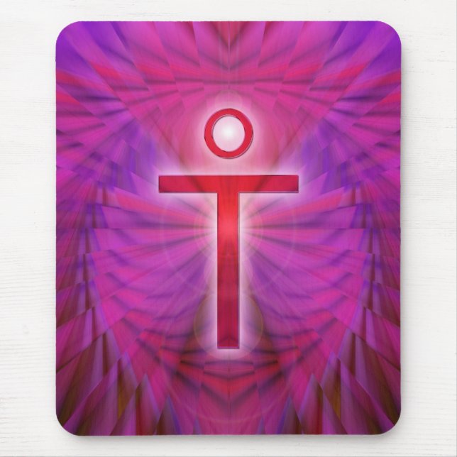 Jesus Christ Mouse Pad (Front)