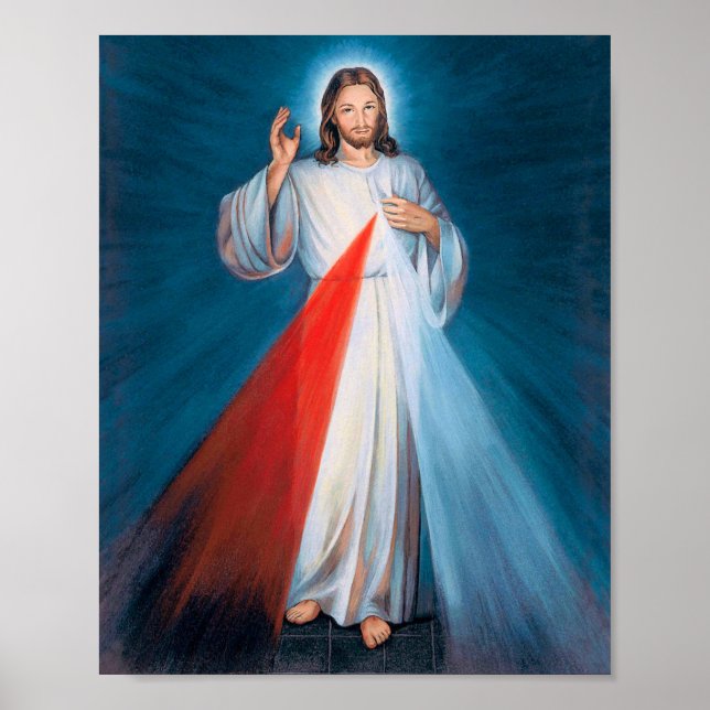 Jésus Christ mur art chrétien décoration de maison (Devant)