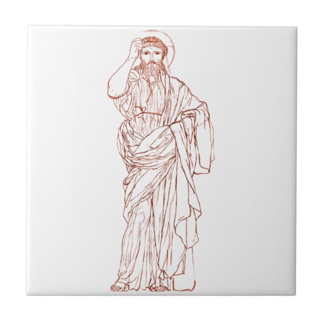 Jesus Christ of Nazareth Son of God Tile (Front)