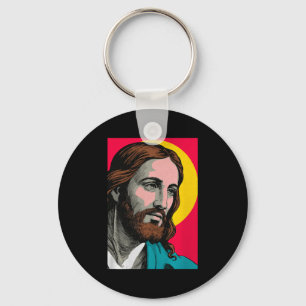 Jesus Christ P Art Religious Easter &amp; Christma Keychain